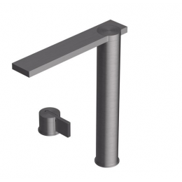 Смеситель для раковины, Ritmonio, DOT316, цвет-черная нержавеющая сталь (Black Stainless Steel)