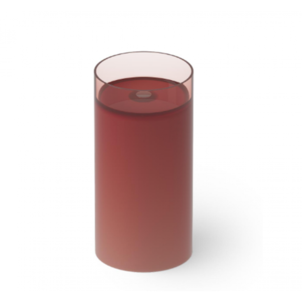 Раковина, DEA Design, Pedestal Basin, шгв 400*400*820, отверстия для смесителя-отсутствуют, цвет-Pomegranate