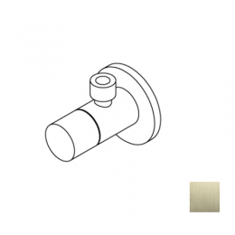 Вентиль, Ritmonio, запорный угловой, 1/2" x 3/8", цвет-Brushed champagne PVD