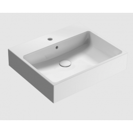 Раковина, Globo, I Classici, шгв 600*500*140, отверстия для смесителя-1, цвет-белый