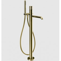 Смеситель для ванны и душа, Gessi, Habito Intreccio, цвет-Brass PVD