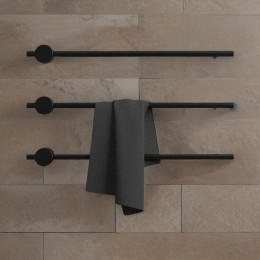 Полотенцесушитель, Broner, Bruno, шгв 60*70*600, сухой ТЭН, цвет-RAL 9005 матовый