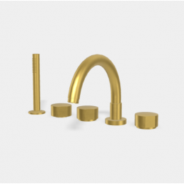 Смеситель для ванны и душа, Fima Carlo Frattini, So, цвет-брашированное золото