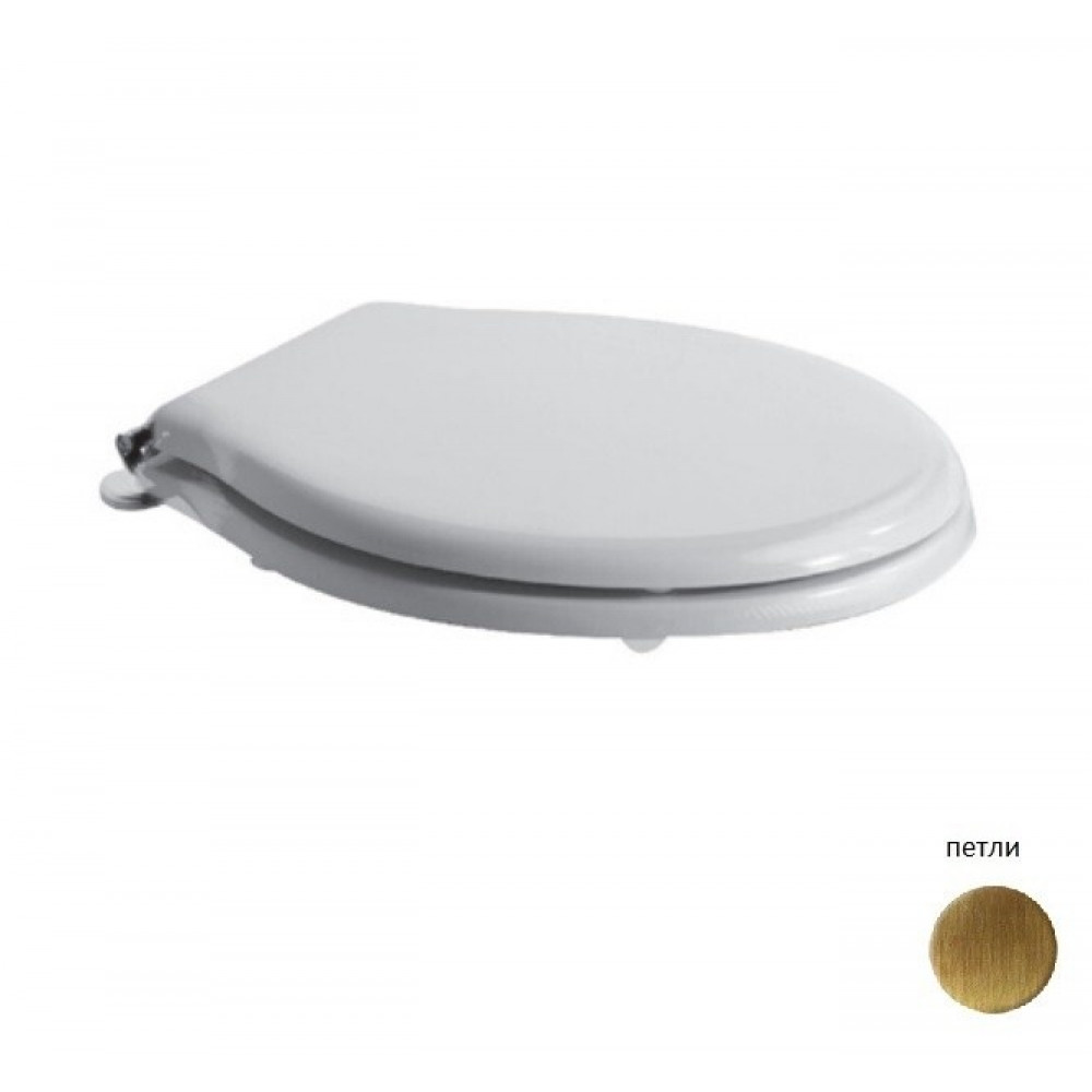 Сиденье для унитаза, Globo, Paestum, шг 368*415, цвет-белый Rovere BIANCO