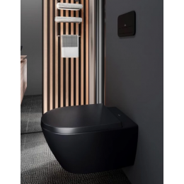 Унитаз, Villeroy&Boch, Subway 2.0, подвесной, шгв 370*560*365, CeramicPlus/AntiBac, цвет-Pure Black