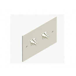 Клавиша смыва, THG, для бачков скрытого монтажа, шгв 250*26*165, цвет-никель