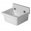 Раковина техническая, Duravit, Starck 3, шгв 480*425*300, отверстия для смесителя-отсутствуют, WonderGliss, цвет-белый