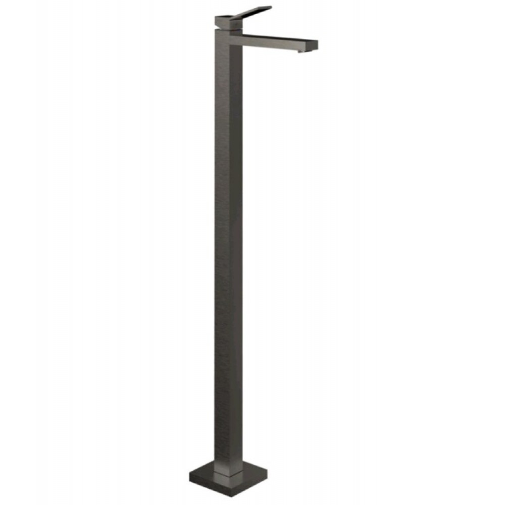 Смеситель для раковины, Gessi, Rettangolo K, цвет-Black Metal Brushed PVD