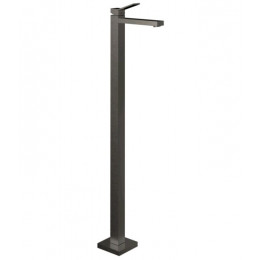 Смеситель для раковины, Gessi, Rettangolo K, цвет-Black Metal Brushed PVD