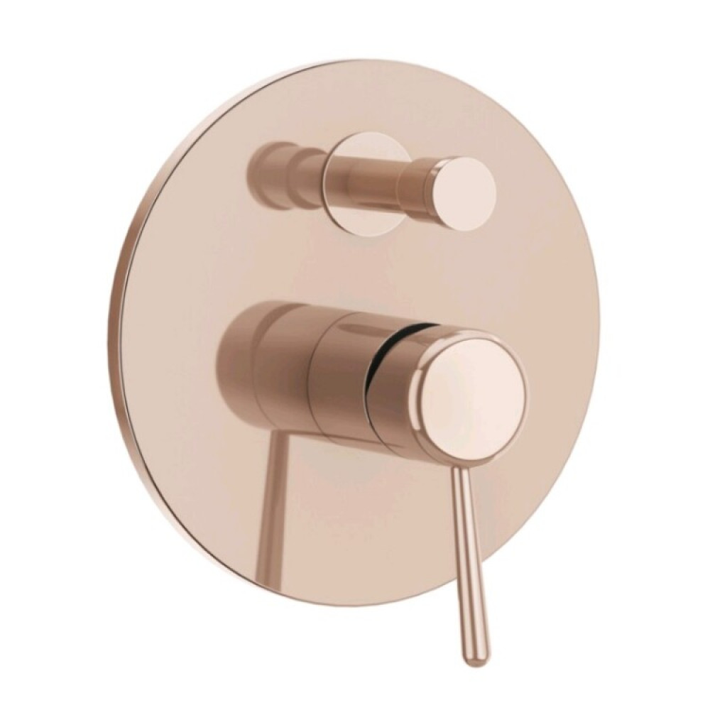 Смеситель для душа, Gessi, Goссia, на 2 потребителя, цвет-Copper GHRC