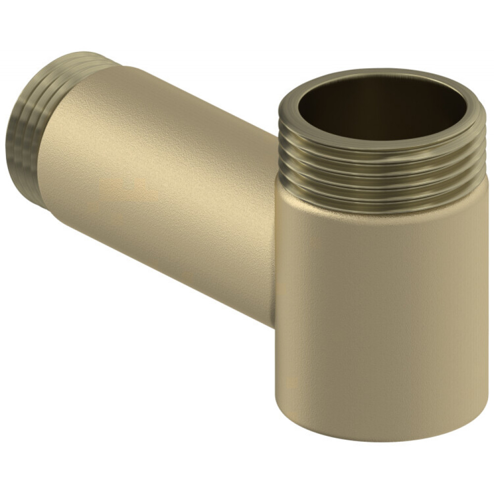 Уголок, Сунержа, переходной, присоединительный размер-НР G 1" / НР G 3/4", цвет- шампань матовая