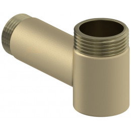 Уголок, Сунержа, переходной, присоединительный размер-НР G 1" / НР G 3/4", цвет- шампань матовая