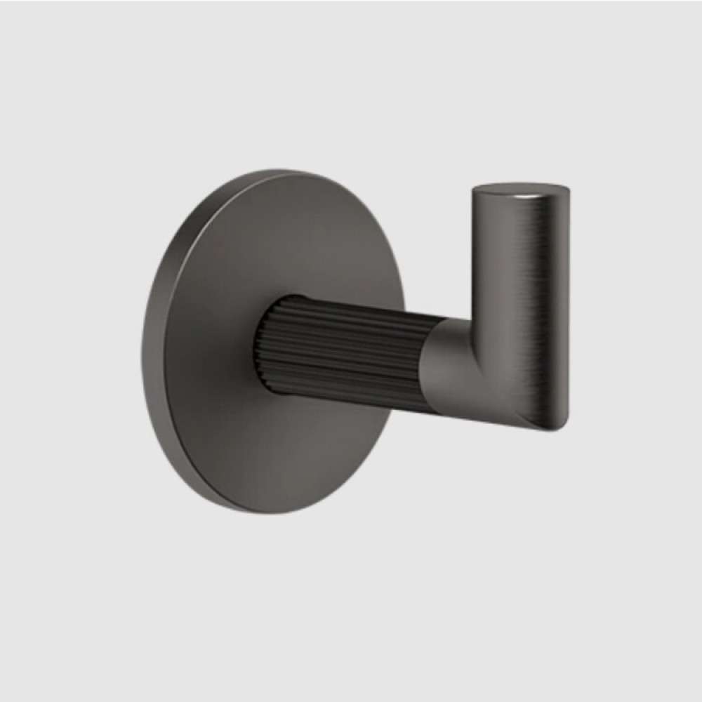 Крючок, Gessi, Ingranaggio, шгв 50*77*50, цвет-Black Metal Brushed PVD