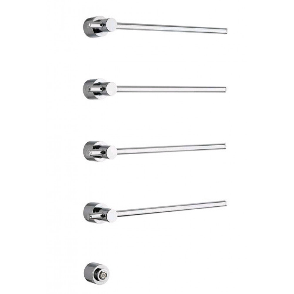 Полотенцесушитель, Margaroli, Sole, шгв 368*93*845, Box, цвет-Chrome Black