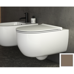 Унитаз, Globo, MODE, подвесной, шгв 340*530*330, CERASLIDE, BATAFORM, цвет-Castagno
