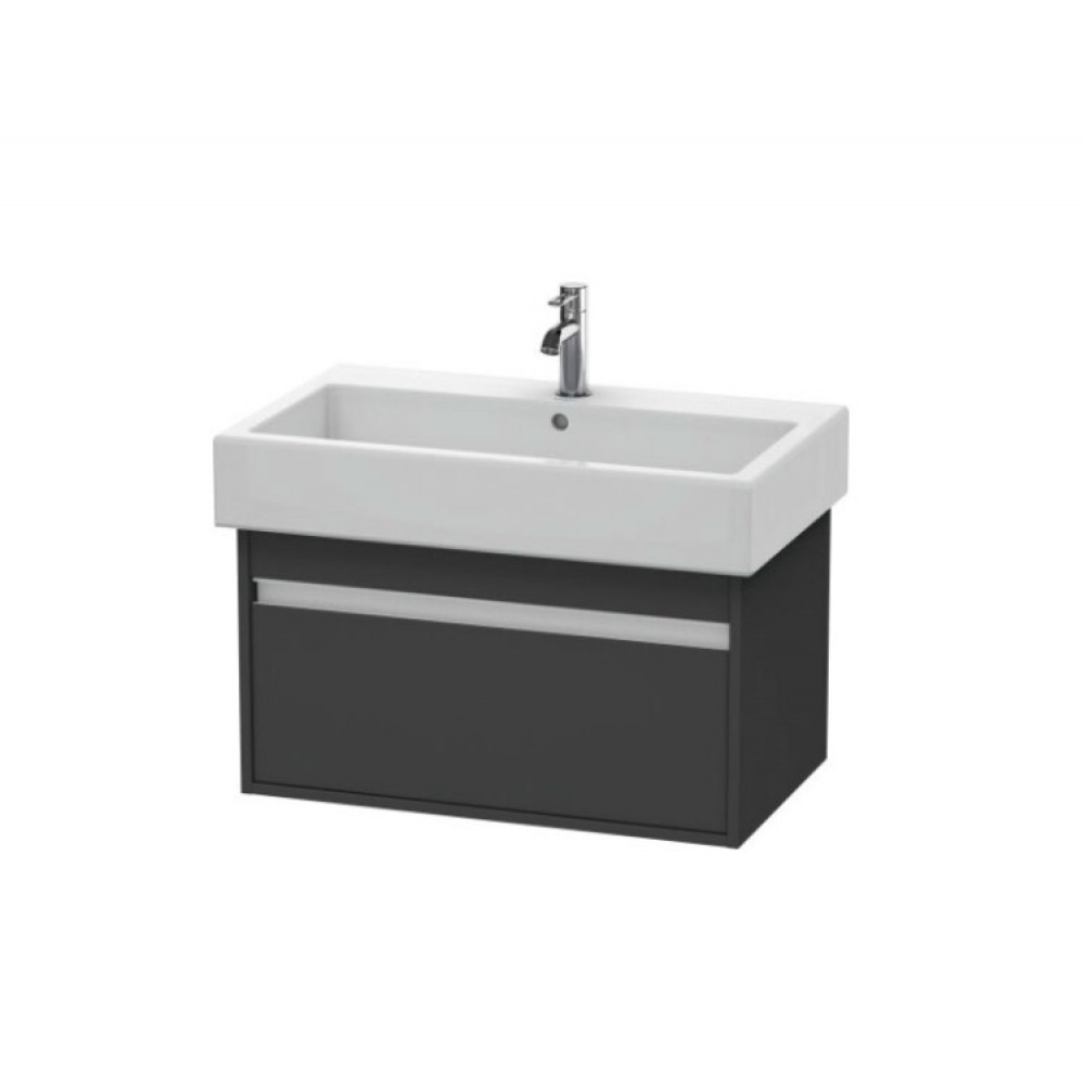 Тумба под раковину, Duravit, Ketho, шгв 750*440*410, раковина-необходимо заказать, цвет-графит матовый