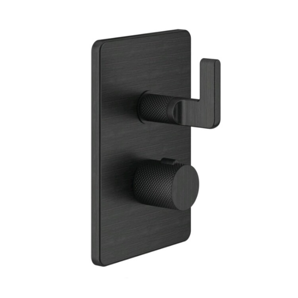 Смеситель для душа, Gessi, Inciso Bath&Shower, на 3 потребителя, цвет-Aged Bronze