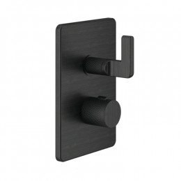 Смеситель для душа, Gessi, Inciso Bath&Shower, на 3 потребителя, цвет-Aged Bronze