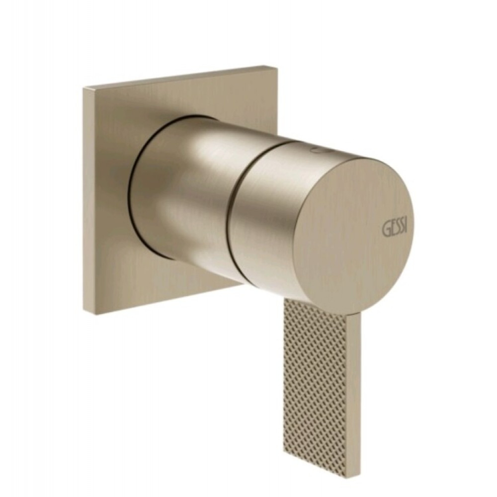 Смеситель для душа, Gessi, Inverso Diamantato, на 1 потребитель, цвет-Finox Brushed Nickel