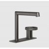 Смеситель для раковины, Gessi, Anello, цвет-Black Metal Brushed PVD