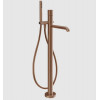 Смеситель для ванны и душа, Gessi, Habito Unito, цвет-Copper Brushed PVD