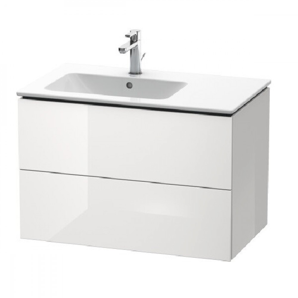 Тумба под раковину, Duravit, L-Cube, шг 820*481, раковина-необходимо заказать, цвет-белый глянцевый