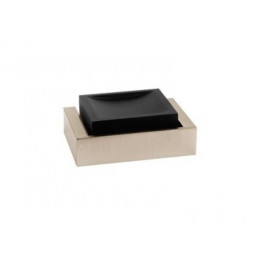 Мыльница, Gessi, Rettangolo, шгв 140*95*47, цвет-Black Metal PVD/черный