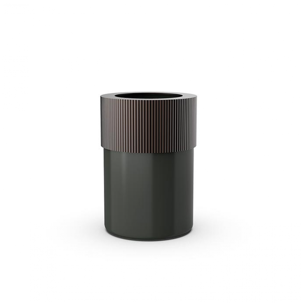 Корзина для бумаги, Decor Walther, Of.Line, шгв 210*210*300, цвет-Mocca/Moor