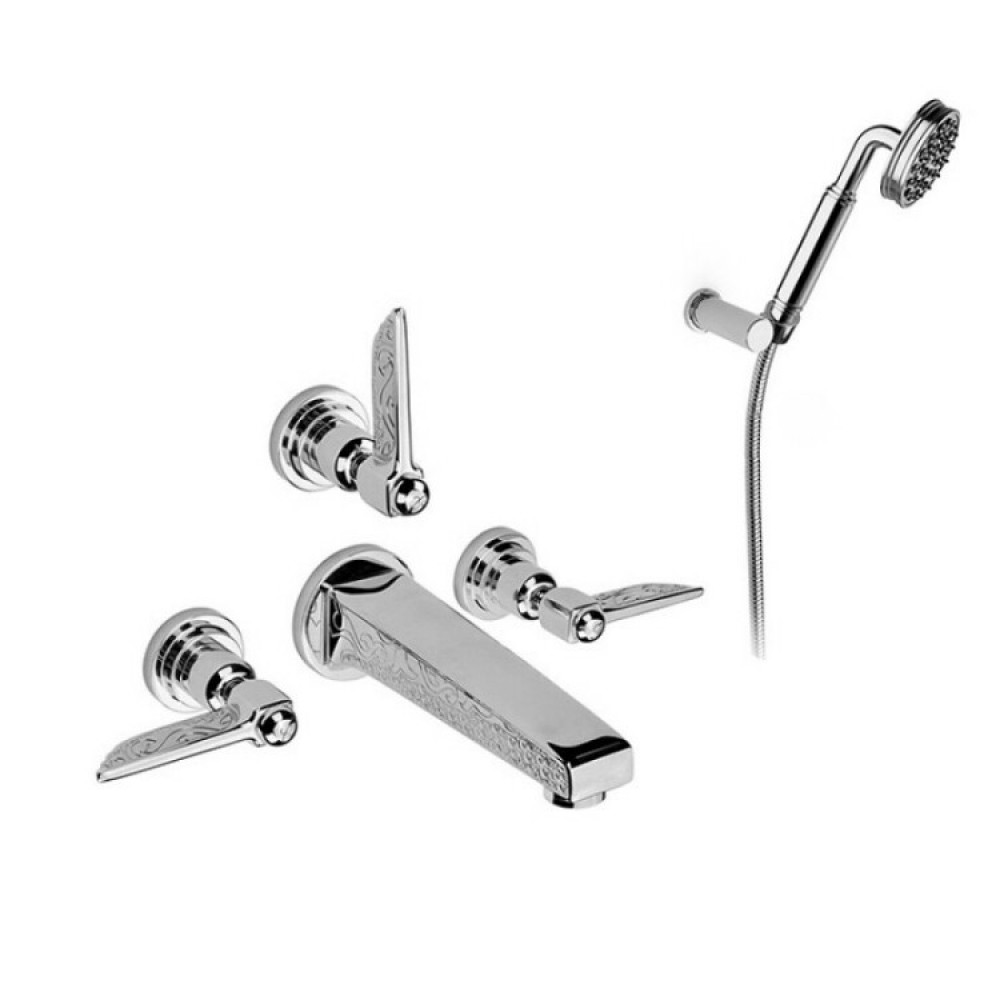 Смеситель для ванны и душа, Nicolazzi, Classico Liberty, цвет-Silk