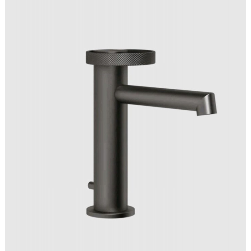 Смеситель для раковины, Gessi, Anello, цвет-Black Metal Brushed PVD