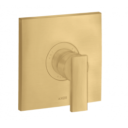 Смеситель для душа, Axor, Axor Citterio, на 1 потребитель, цвет-шлифованное золото