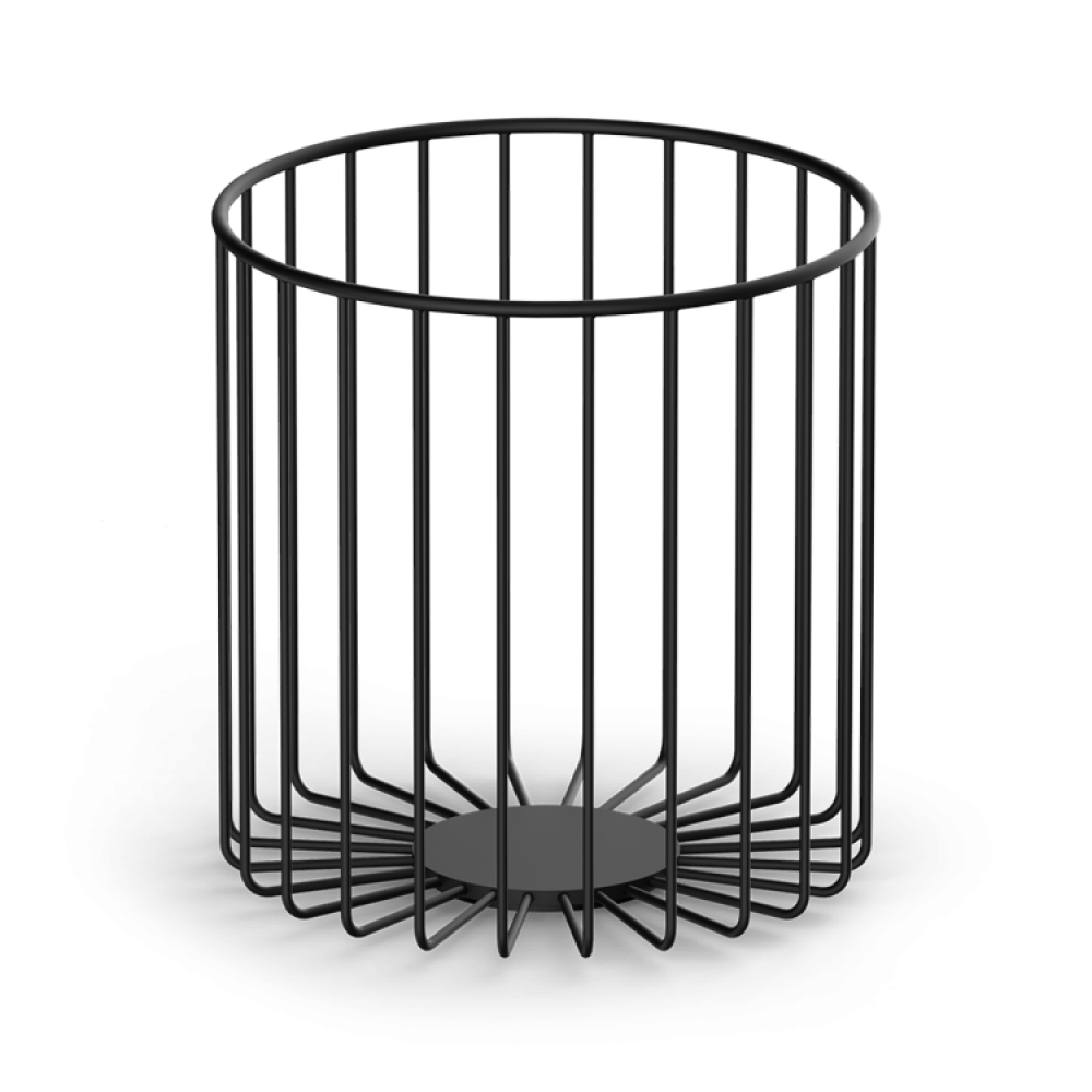 Ведро, Decor Walther, DW 220, шгв 240*240*260, цвет-черный матовый