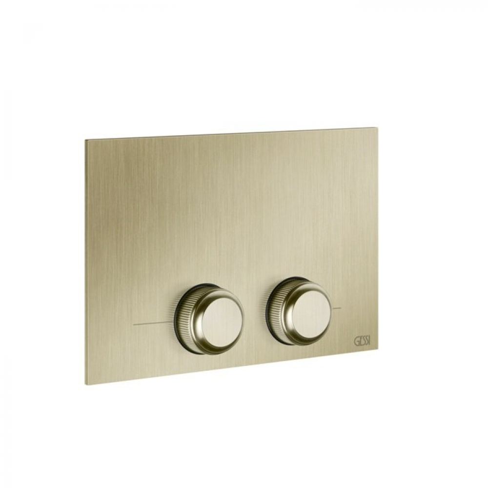 Клавиша смыва, Gessi, VENTI20, для унитаза, шгв 215*12*145, цвет-Brushed Brass PVD