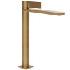Смеситель для раковины, Gessi, Inverco Rigato, цвет-Warm Bronze Brushed PVD