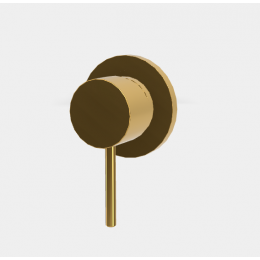 Смеситель для душа, Fima Carlo Frattini, Spillo Up, на 1 потребитель, цвет-золото