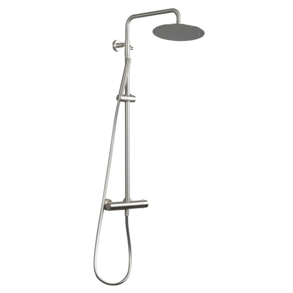 Душевая стойка, Splendy, Relax P, цвет-никель брашированный
