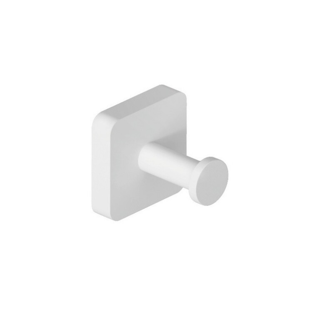 Крючок, Kludi, VELA S, шгв 44*44*44, цвет-белый матовый