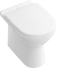Унитаз, Villeroy&Boch, O'Novo, приставной, шгв 360*650*400, CeramicPlus, цвет-альпийский белый