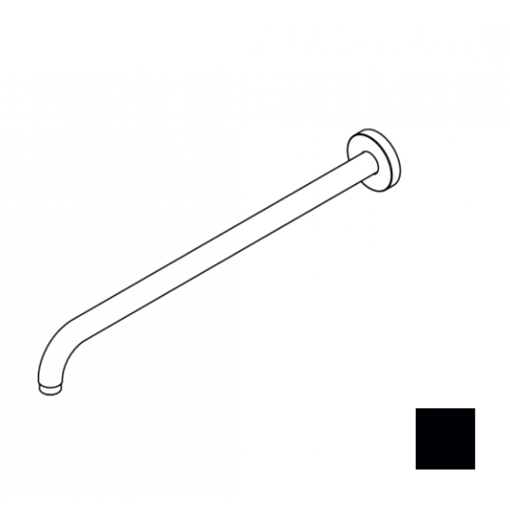 Держатель верхнего душа, Ritmonio, Diametro35 Elegance, цвет-черный