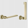 Бумагодержатель, Gessi, Inciso, шгв 183*77*41, цвет-Brushed Brass PVD