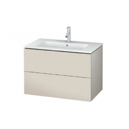 Тумба под раковину, Duravit, L-Cube, шгв 820*481*550, раковина-необходимо заказать, цвет-серо-коричневый матовый