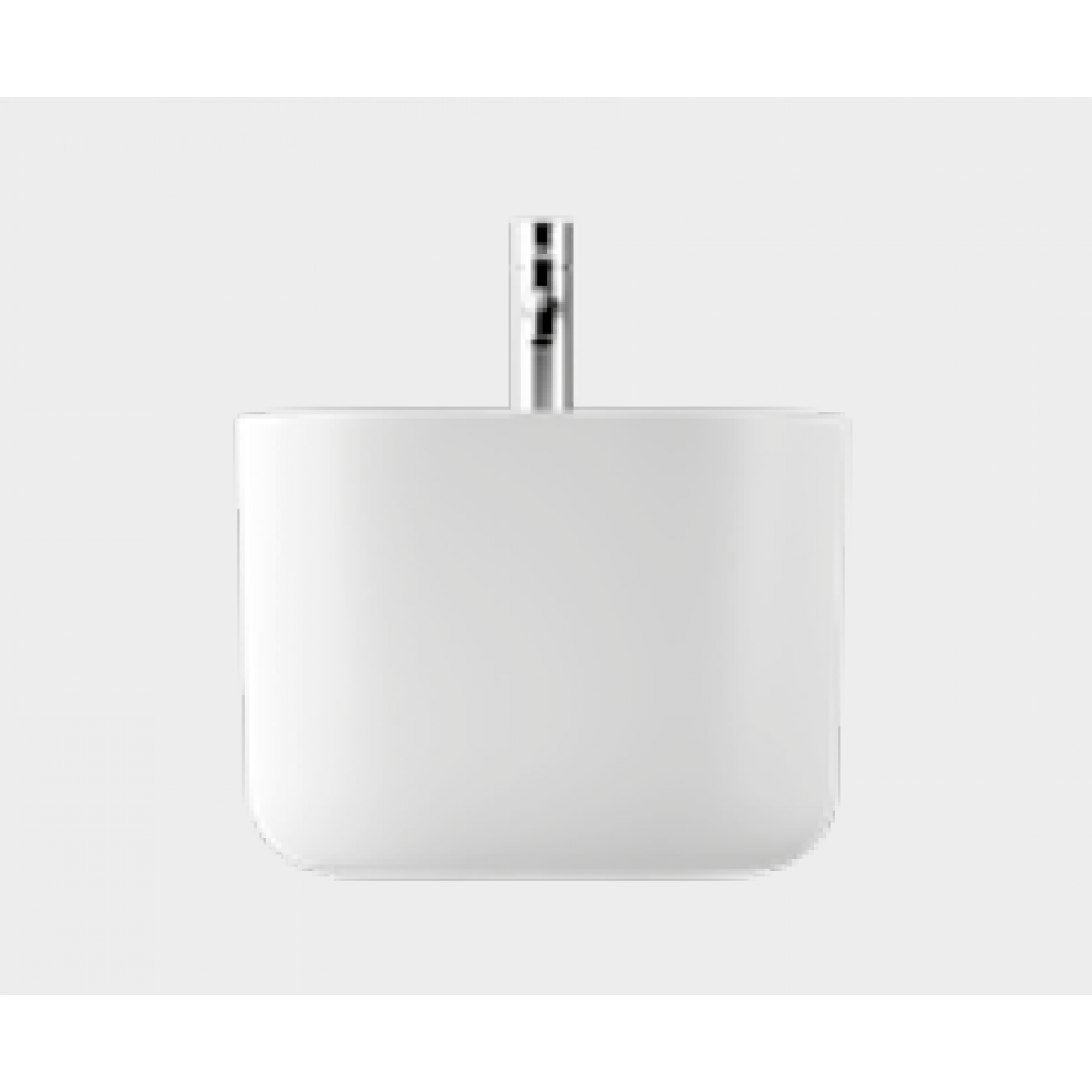 Раковина, Alice, Unica, шгв 400*400*300, отверстия для смесителя-отсутствуют, цвет-белый