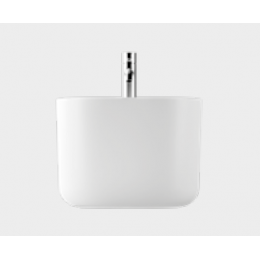 Раковина, Alice, Unica, шгв 400*400*300, отверстия для смесителя-отсутствуют, цвет-белый