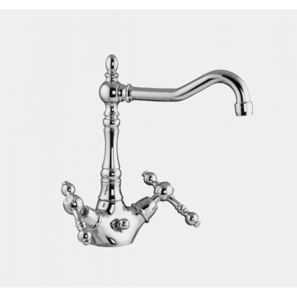 Смеситель для раковины, Fima Carlo Frattini, Epoque, цвет-золото