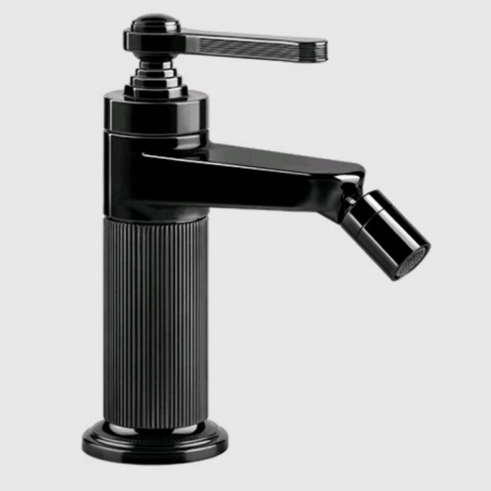 Смеситель для биде, Gessi, VENTI20, цвет-Black Metal PVD