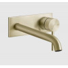 Смеситель для раковины, Gessi, Intreccio, цвет-латунь брашированная PVD(Brushed Brass PVD)