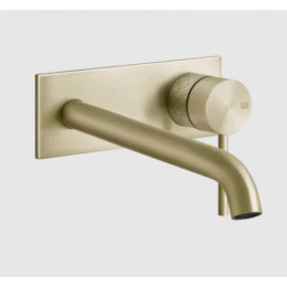 Смеситель для раковины, Gessi, Intreccio, цвет-латунь брашированная PVD(Brushed Brass PVD)