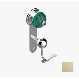 Крючок, THG, Sully Malachite, для халатов, шгв 59*78*169, цвет-PVD матовая латунь/malachite