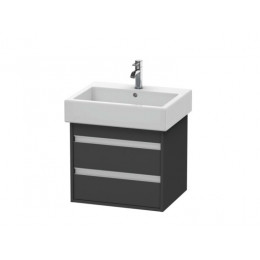 Тумба под раковину, Duravit, Ketho, шгв 550*440*480, раковина-необходимо заказать, цвет-графит матовый