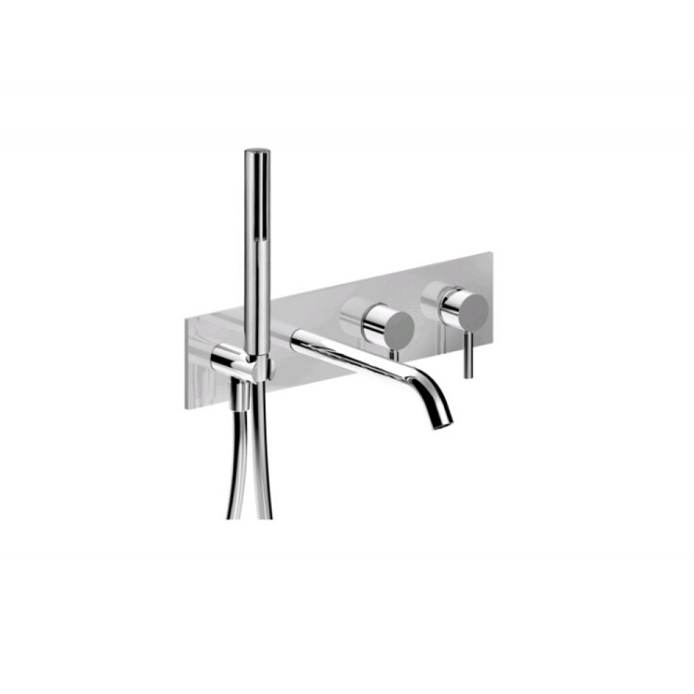 Смеситель для ванны и душа, Fantini, Nostromo, цвет-хром